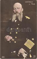 Groß-Admiral v. Tirpitz / WWI Alfred von Tirpitz, Imperial German Navy (Kaiserliche Marine) Grand Admiral (gyűrődés / crease)
