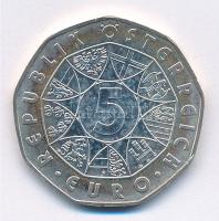 Ausztria 2010. 5E Ag "Grossglockner" T:1 
Austria 2010. 5 Euro Ag "Grossglockner&quo...