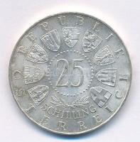 Ausztria 1963. 25Sch Ag "300 éve született Savoyai Jenő herceg" T:1-,2 
Austria 1963. 25 ...