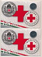 2006. 50Ft 125 éves a Magyar Vöröskereszt első napi veret sorszámozott emléklapon (2x) sorszámkövetők 08662-08663 sorszámokkal T:1