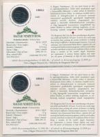 2006. 50Ft "125 éves a Magyar Vöröskereszt" első napi veret sorszámozott emléklapon (2x) s...