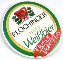 Plochinger sör modern fém reklám tábla. 40x32 cm