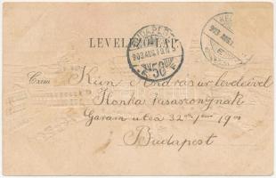 1903 Kecskemét, Üdvözlet a hírös városból! Emb. (b)