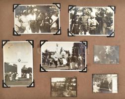 Vegyes cserkész tétel, benne sok Jamboree fénykép és egy sérült emlékfokos Jamboree felirattal