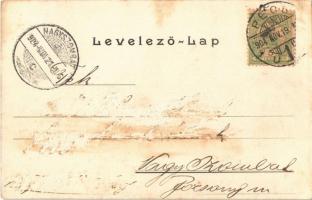 1904 Pécs, Zsolnay mauzóleum. Fischer Ferenc kiadása (Rb)