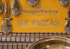 114 db-os 12 személyes evőeszközkészlet, eredeti dobozában, jó állapotban