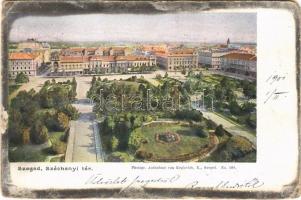 1901 Szeged, Széchenyi tér. Photogr. Aufnahme von Keglovich F. No. 198. (EM)