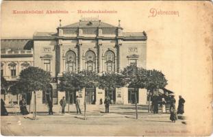 Debrecen, Kereskedelmi Akadémia, üzletek (EB)