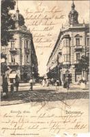 1903 Debrecen, Simonffy utca, üzlet. Mihály Sámuel kiadása (b)