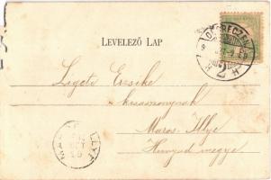 1903 Debrecen, Simonffy utca, üzlet. Mihály Sámuel kiadása (b)