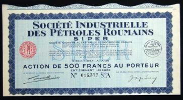 Kis részvény tétel, benne 11db magyar és 8db külföldi (francia, amerikai, osztrák) 1912-től. Összese...