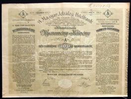 Kis részvény tétel, benne 11db magyar és 8db külföldi (francia, amerikai, osztrák) 1912-től. Összese...