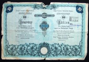 Kis részvény tétel, benne 15db magyar és 2db osztrák 1912-től. Összesen 17db!