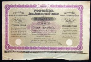 Kis részvény tétel, benne 15db magyar és 2db osztrák 1912-től. Összesen 17db!