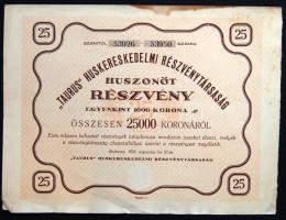 Kis részvény tétel, benne 15db magyar és 2db osztrák 1912-től. Összesen 17db!