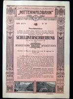 Kis részvény tétel, benne 15db magyar és 2db osztrák 1912-től. Összesen 17db!