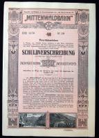 Kis részvény tétel, benne 15db magyar és 2db osztrák 1912-től. Összesen 17db!