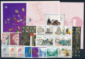 29 different stamps + 5 different blocks, Külföldi bélyegek vegyesen 2 stecklapon: 29 klf bélyeg és 5 klf blokk