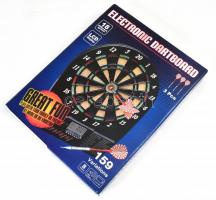 Elektronikus Darts játék eredeti, bontatlan dobozában 26 cm