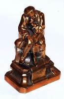 Rodosz feliratú réz szobor 15 cm magas