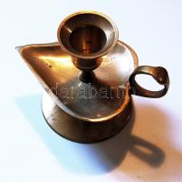 Réz gyertyatartó 8 cm magas