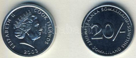 Cook-szigetek 2003. 1c "Collie kutya" T:BU + Somaliland 2002. 20Sh "Greyhound kutya" T:BU