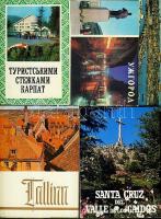 8 db modern külföldi képeslapfüzet