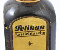 5 db régi tintás üveg (Parker, Extra, Waterman's, Pelikan), kettő tartalommal