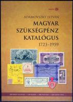 Adamovszky István: Magyar szükségpénz katalógus 1723-1959. Budapest, 2008. Újszerű állapotban