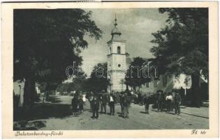 1930 Balatonberény-fürdő, Fő tér, templom