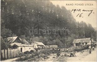 1910 Rahó, Rachov, Rahiv, Rakhiv; Fürdő utca / street