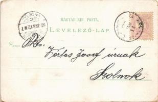 1899 (Vorläufer) Kismarton, Eisenstadt; Katonai alreáliskola, Kálvária hegy, Esterházy herceg kastél...