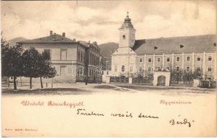 1899 (Vorläufer) Rózsahegy, Ruzomberok; Főgimnázium. Kohn Adolf kiadása / grammar school
