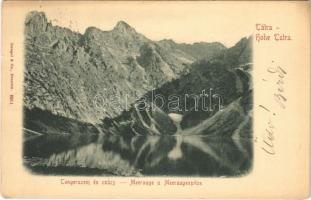 1899 (Vorläufer) Tátra, Vysoké Tatry; Tengerszem és csúcs / lake and mountain peak (EK)