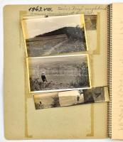 cca 1941-44 Erdély, Tófalva, Szőcs Jenő birtokának visszaigénylésével kapcsolatos kézzel írt füzet i...