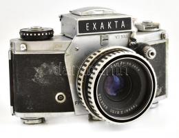 Exakta VX 1000 fényképezőgép, Carl Zeiss Tessar 1:2.8 50 mm objektívvel, eredeti tokjában,  jó állap...
