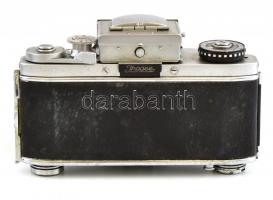 Exakta VX 1000 fényképezőgép, Carl Zeiss Tessar 1:2.8 50 mm objektívvel, eredeti tokjában,  jó állap...