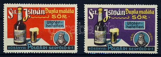 Polgári Serfőzde 2 db levélzáró