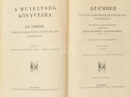 Alexander Bernát-Lenhossék Mihály: Az ember testi és lelki élete, egyéni és faji sajátságai I-II. Bp...