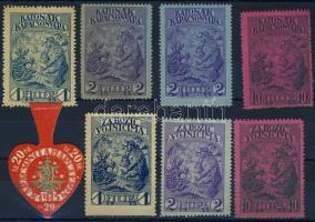 1915 Katonák karácsonya kétnyelvű sor (8 db)