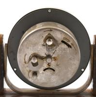 Danuvia asztali óra, fa talapzattal, nem jár, h: 29 cm