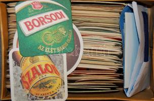 Kb 120 db söralátét sok magyarral + több száz sörcímke, benne régi és házi is