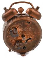 MOM réz vekker, nem jár, m: 9,5 cm