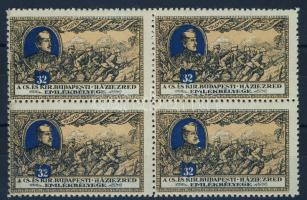 1915 32-es baka vagyok én! Ezredbélyeg négyestömb