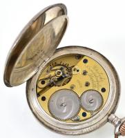A. Lange & Söhne ezüst (Ag) zsebóra. Jelzett tok, jelzett szerkezet. (szerkezetszám: 54618) Dupl...