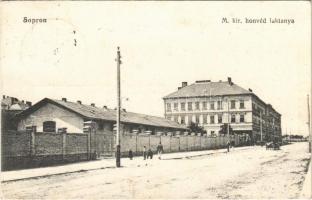 1915 Sopron, M. kir. honvéd laktanya