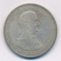 1930. 5P Ag &quot;Horthy jobbra&quot; T:3 patina Adamo P8