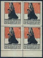 1916 Segélybélyeg a hadiárvák javára négyestömb