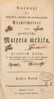 Orvostudomány: Jahn, Friedrich. :Auswahl der wirksamsten, einfachen und zusammengesetzten Arzneimitt...