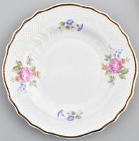 Hollóházi süteményes készlet 6 személyes. Matricás, jelzett, hibátlan